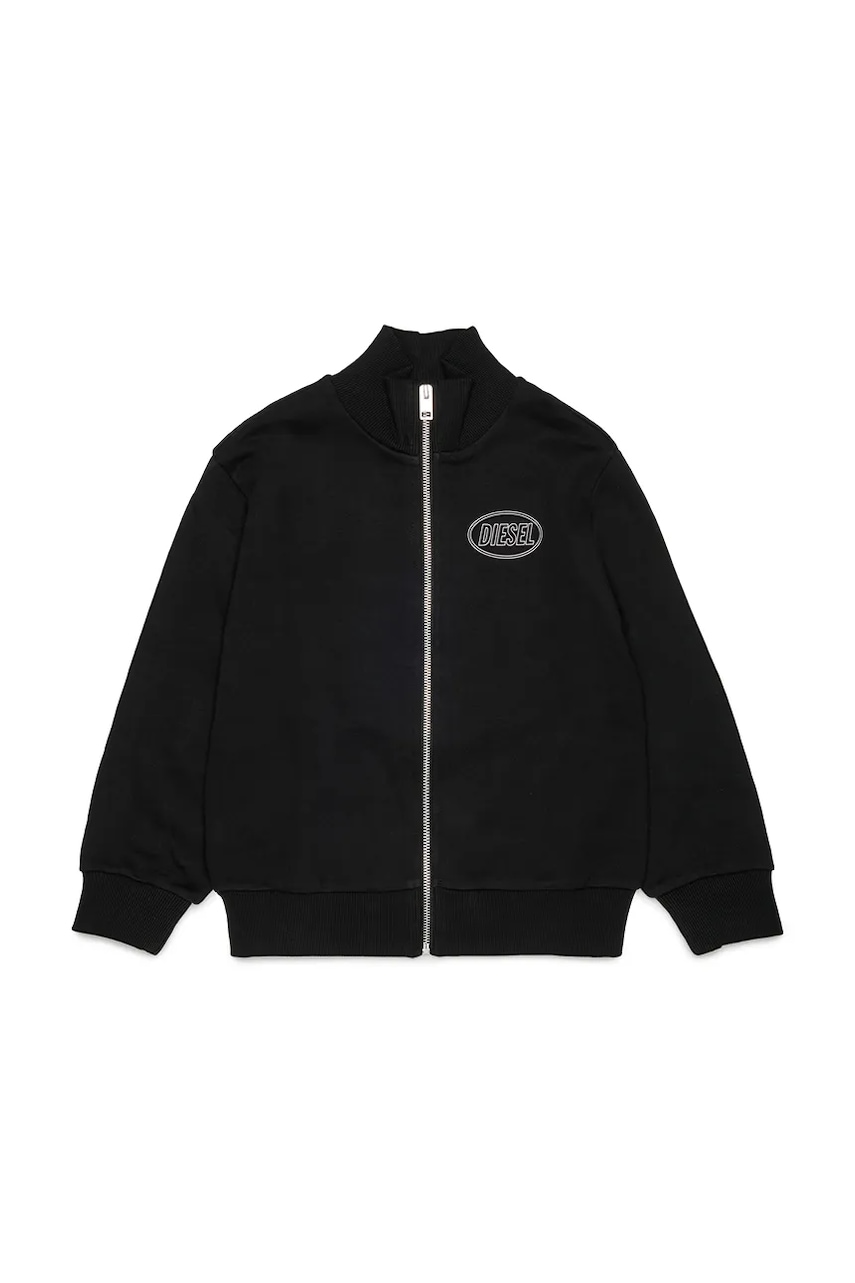 Diesel hanorac cu fermoar pentru copii din bumbac SCIRCLEZIP OVER SWEAT-SHIRT 1 Diesel hanorac cu fermoar pentru copii din bumbac SCIRCLEZIP OVER SWEAT-SHIRT