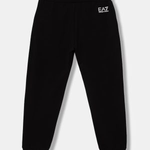 EA7 Emporio Armani pantaloni de trening pentru copii din bumbac cu elastan