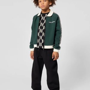 Karl Lagerfeld  pantaloni pentru copii cu bumbac