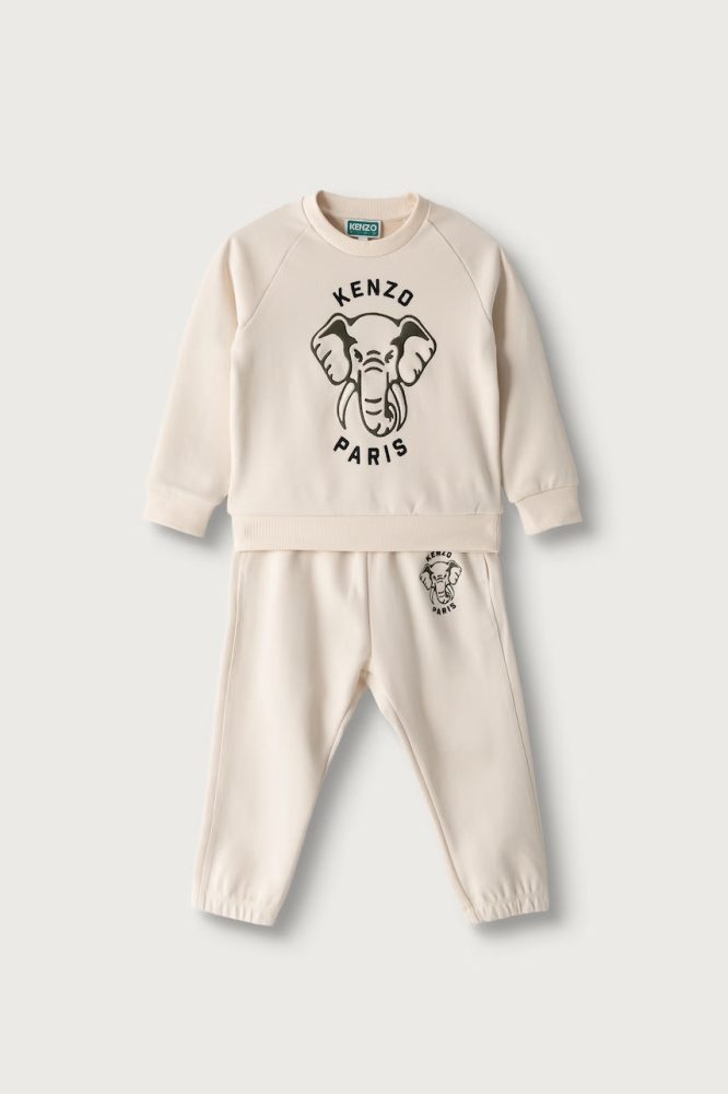 Kenzo Kids compleu de trening pentru bebeluși cu bumbac 1 Kenzo Kids compleu de trening pentru bebeluși cu bumbac