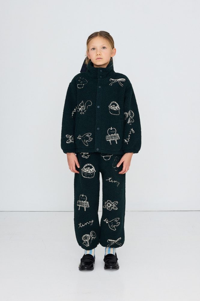 Tinycottons hanorac cu fermoar pentru copii din polar TINY APPLES SHERPA JACKET 1 Tinycottons hanorac cu fermoar pentru copii din polar TINY APPLES SHERPA JACKET