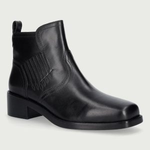 Zadig&Voltaire botine pentru femei din piele Igata Smooth Cow Skin